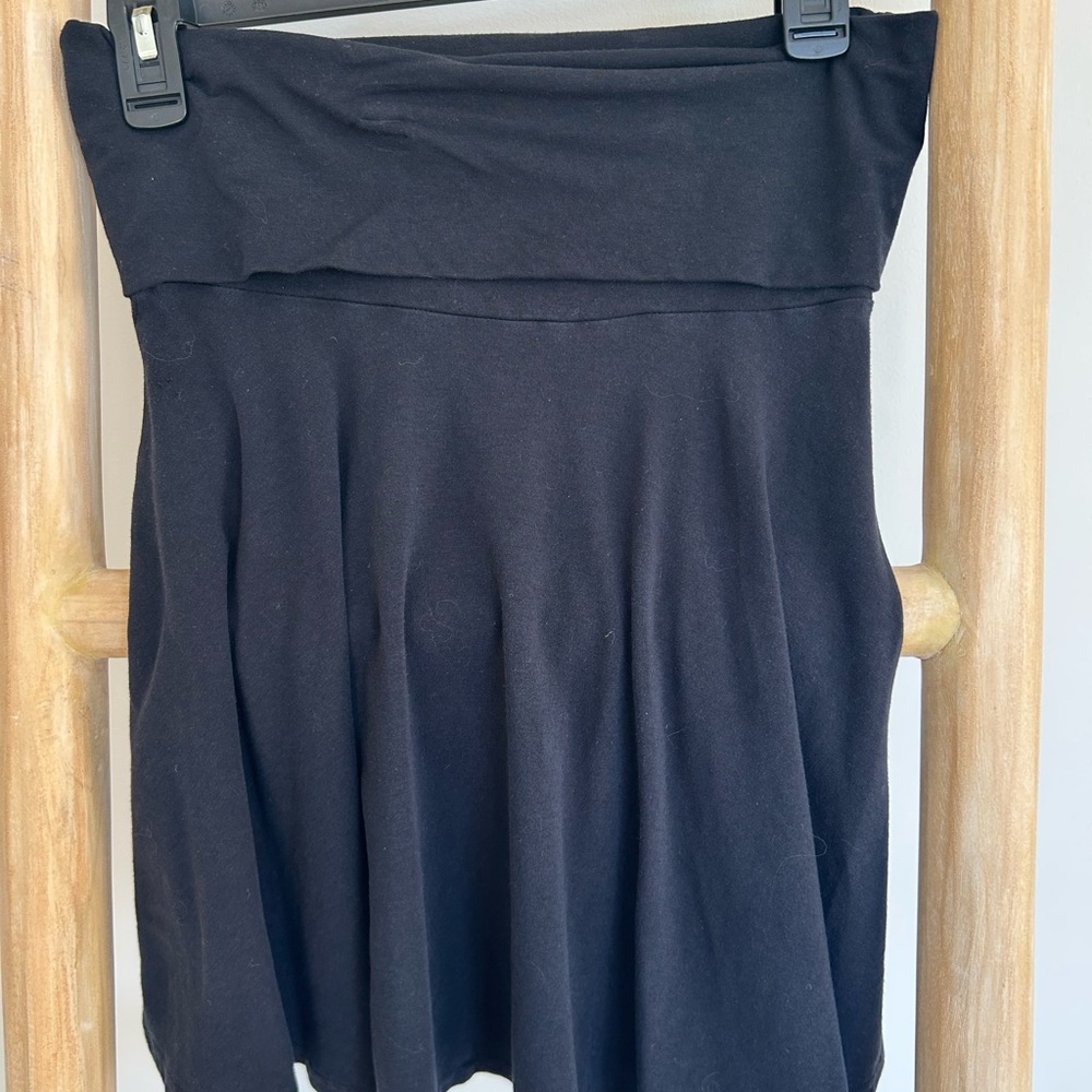 Splendid Cotton Black Women's Skirt Large